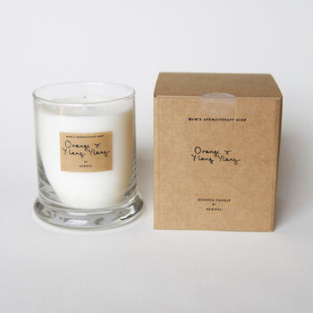 Soothing Orange And Ylang Ylang Scented Candle, 2 of 2