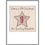 Personalised Star 1st Christmas Card For Baby Boy, Son, Grandson, thumbnail 3 of 12