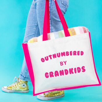 Grandma 'Outnumbered By Grandchildren' Gold Bookmark, 9 of 12