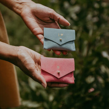 Personalised Suede Square Jewellery Pouch, 2 of 12