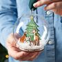 Woodland Animals Baby Details Bauble, thumbnail 4 of 7