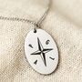 Men's Personalised Compass Necklace In Stainless Steel, thumbnail 4 of 6