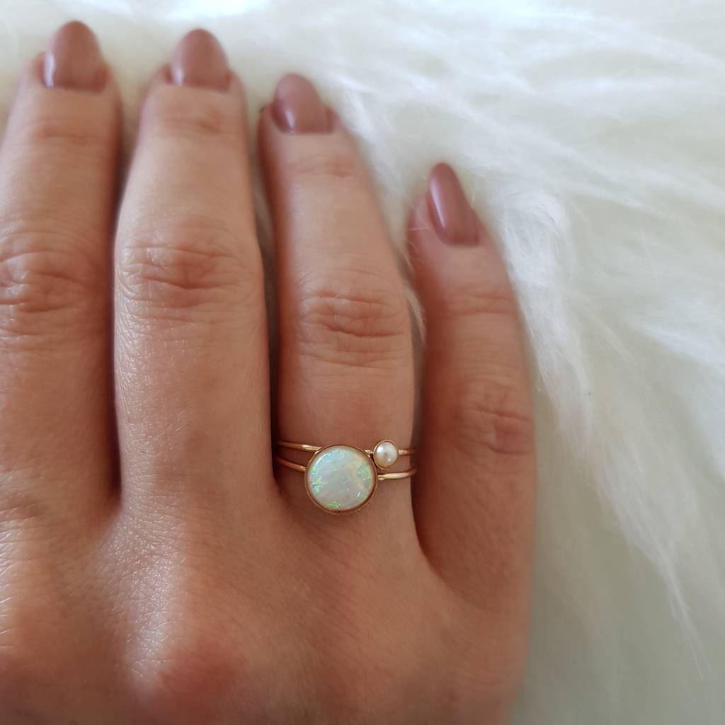 opal stacking rings by misskukie