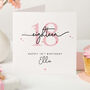 Personalised 18th Birthday Card For Her, thumbnail 1 of 4