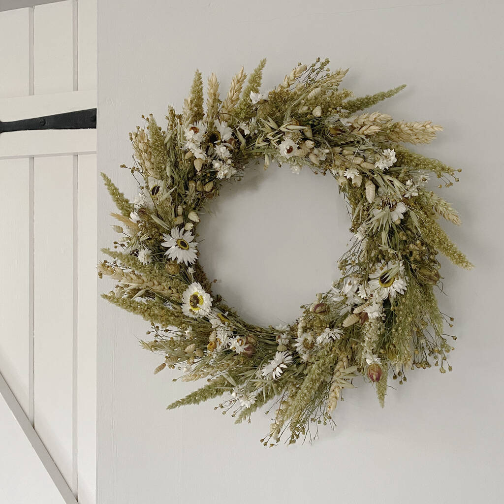 Natural Dried Flower Wreath, 1 of 4