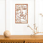 Geometric Face Wall Art: Abstract And Modern Decor, thumbnail 8 of 12