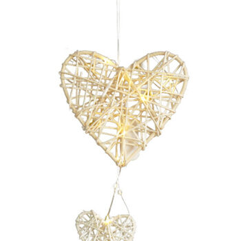 Heart And Star Wood Dream Catcher For Bedroom Window, 3 of 6