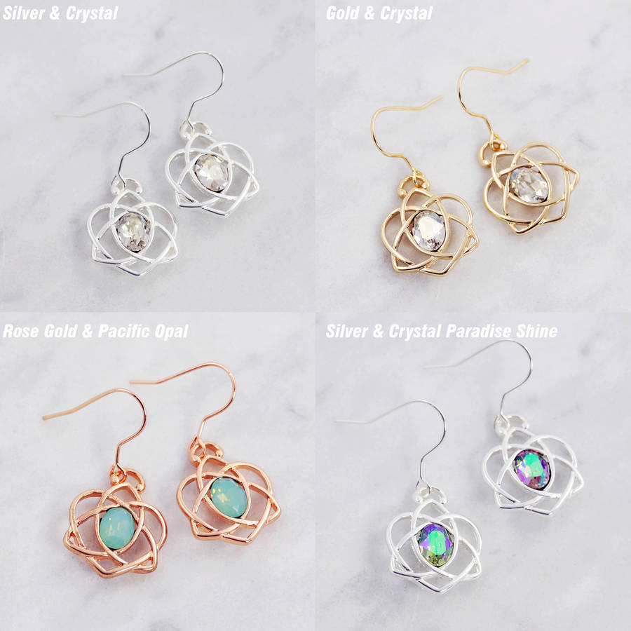 Trinity Love Knot Jewellery Set By J&S Jewellery