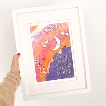 'You Are My Sun' Illustrated Print, 5 of 7