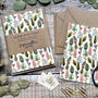 Set Of Eight Tropical Watercolour Thank You Cards, thumbnail 6 of 8