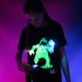 Kids Slime Monster Interactive Glow T Shirt, thumbnail 4 of 6