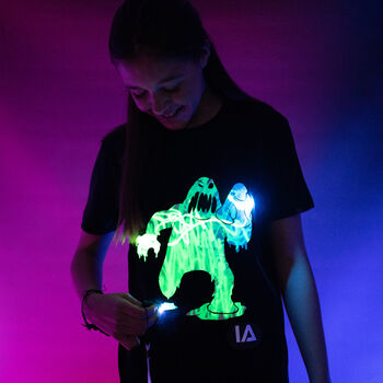 Kids Slime Monster Interactive Glow T Shirt, 4 of 6