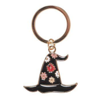 Spooky Babe Witch Hat Keyring, 2 of 2