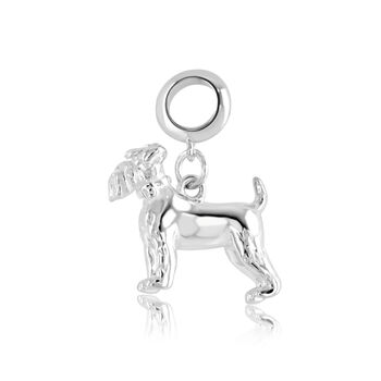 Schnauzer Charm Sterling Silver, 3 of 12