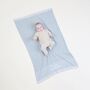 Personalised Baby Blue Cellular Blanket, thumbnail 2 of 6