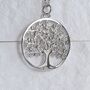 Tree Of Life Charm Necklace 925 Sterling Silver With Zircon Happy Mothers Day Gift, thumbnail 4 of 7