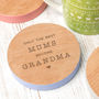 Personalised 'The Best Mums Become Grandma' Coaster, thumbnail 1 of 5