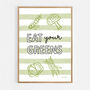 Eat Your Greens Print, thumbnail 6 of 6
