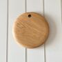 Solid Round English Oak Serving Board, thumbnail 3 of 3
