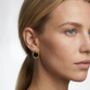 Enso Black Onyx And Gold Stud Earrings, thumbnail 2 of 5