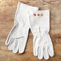 Personalised Embroidered Vegetable Gardening Gloves, thumbnail 3 of 5