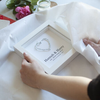 Personalised 6th Anniversary Gift Handmade Iron Heart, 5 of 9