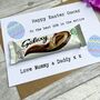 Personalised Children's Galaxy Easter Chocolate Card, thumbnail 2 of 2