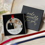 Personalised First Christmas Married Photo Decoration, thumbnail 2 of 9