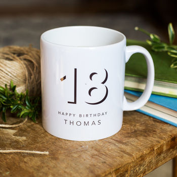 18th Birthday Personalised Mug Gift, 3 of 4