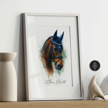Personalised Dog, Horse And Pet Watercolour Portrait, 4 of 12