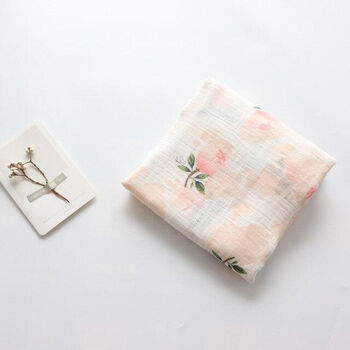 Extra Large Floral Cotton Muslin, 2 of 3