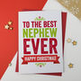 Best Ever Christmas Card *Can Be Personalised With Any Name*, thumbnail 1 of 4
