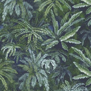 Fern In Lush Green Wallpaper, 3 of 4