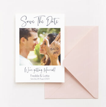 Personalised Photo Save The Date Cards, 4 of 7
