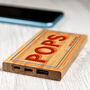 Personalised Retro Has The Power Phone Charger, thumbnail 3 of 4