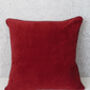 Red Claret Pimpernel William Morris 18' Cushion Cover, thumbnail 5 of 6