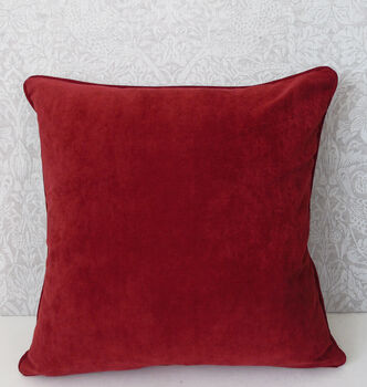 Red Claret Pimpernel William Morris 18' Cushion Cover, 5 of 6