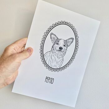 Hand Drawn Pet Portraits, 10 of 11