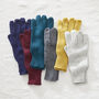 Fair Trade Luxury Soft Fine Knit Merino Ladies Gloves, thumbnail 1 of 12