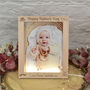 Father's Day Photo Light Up LED Wooden Picture Frame, thumbnail 1 of 4
