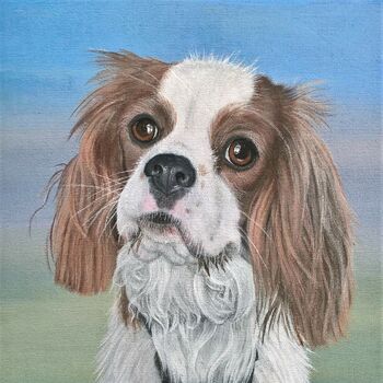Hand Painted Personalised Pet Portrait, 4 of 12