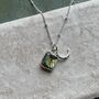 Labradorite, Moon And Star Triple Celestial Necklace, thumbnail 3 of 10
