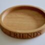Personalised Wooden Round Storage Tray, thumbnail 5 of 6