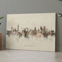 Glasgow Skyline Cityscape Vintage Art Print, thumbnail 1 of 12