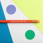 Spread Joy Every Day Orange Pencil, thumbnail 2 of 8