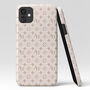 Personalised Nude Initials Pattern Phone Case, thumbnail 4 of 6