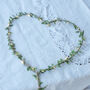 Green Leaf Fairy Light Heart, thumbnail 2 of 3