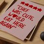 Five Stars Chef Was Cute Print, thumbnail 6 of 6