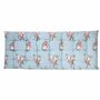 Vintage Blue Floral Padded Garden Bench Cushion, thumbnail 2 of 5