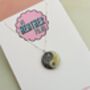 Yin Yang Glitter Charm Necklace / Zen Gift For Her / Minimal Spiritual Jewellery / Cute Statement Necklace, thumbnail 5 of 7